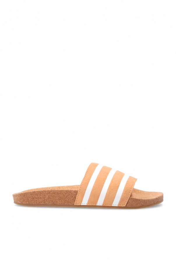 Adilette discount suede slides